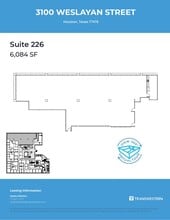 3100 Weslayan St, Houston, TX à louer Plan d’étage– Image 1 sur 1