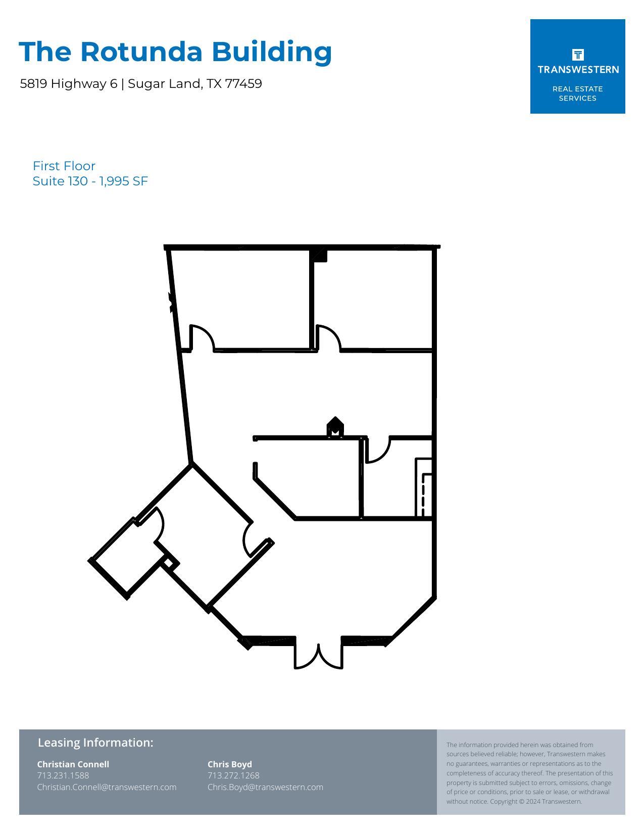 5819 Hwy 6, Missouri City, TX à louer Plan d’étage– Image 1 sur 1