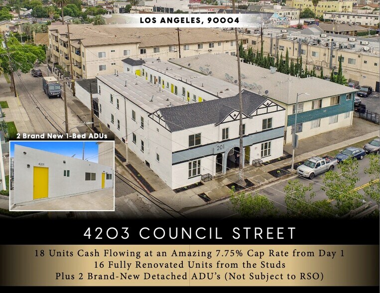 4203 Council st, Los Angeles, CA à vendre - Photo de l’immeuble – Image 1 sur 21