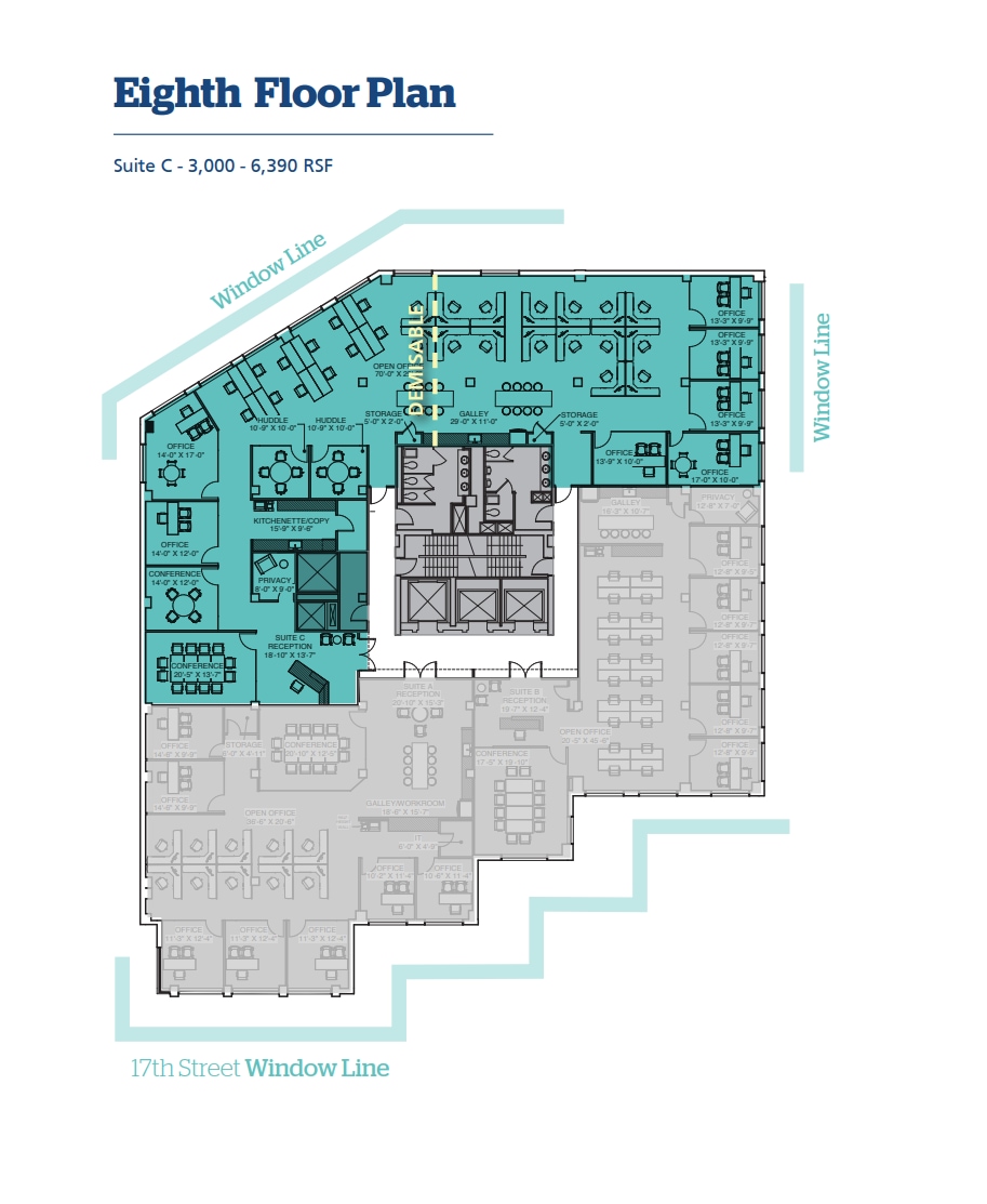 750 17th St NW, Washington, DC à louer Plan d’étage– Image 1 sur 1