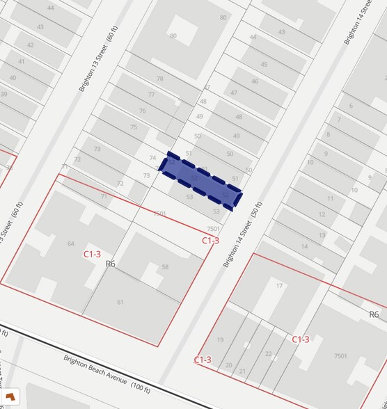 3064 Brighton 14th St, Brooklyn, NY à vendre - Plan cadastral – Image 2 sur 20