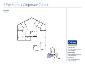 4 Westbrook Corporate Ctr, Westchester, IL à louer Plan d’étage– Image 1 sur 1