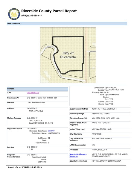 1246 Washington St, Riverside, CA à louer - Plan de site – Image 3 sur 35