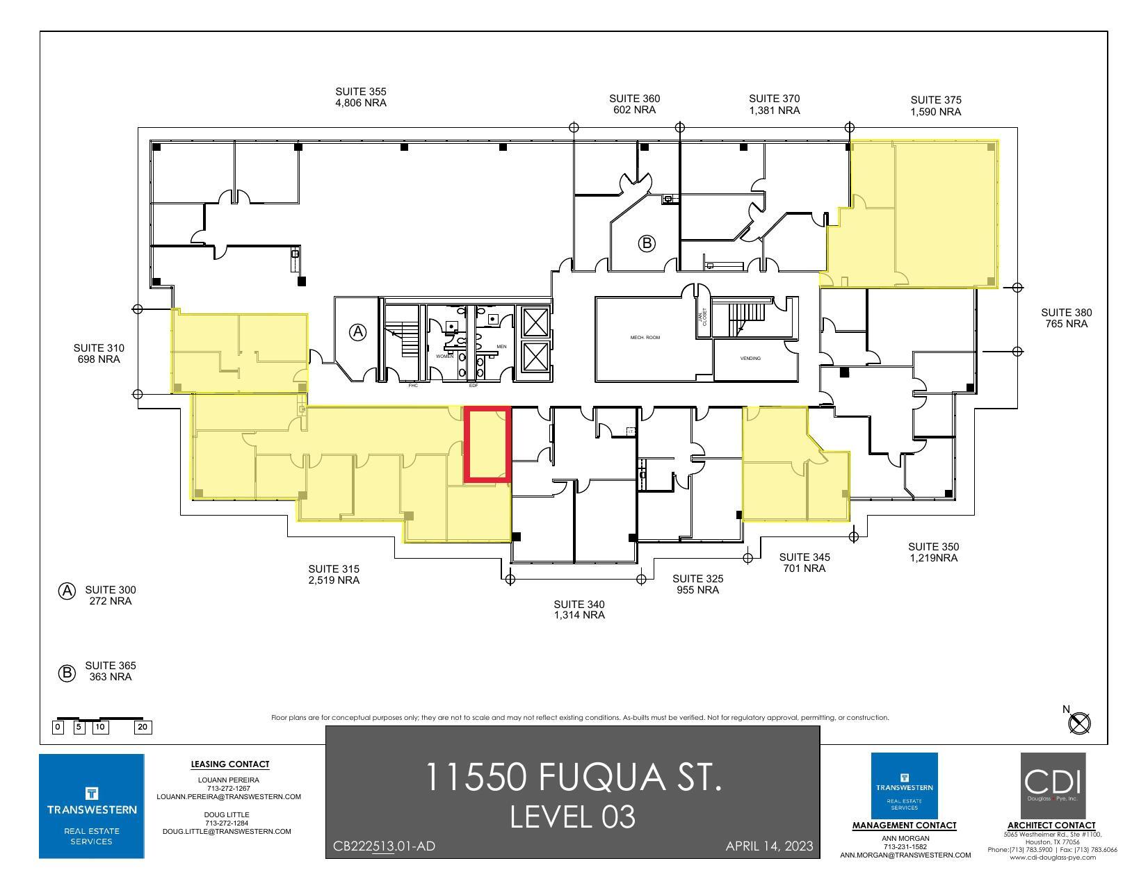 11550 Fuqua St, Houston, TX à louer Plan d’étage– Image 1 sur 1