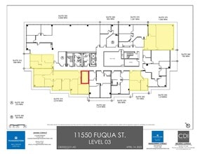 11550 Fuqua St, Houston, TX à louer Plan d’étage– Image 1 sur 1