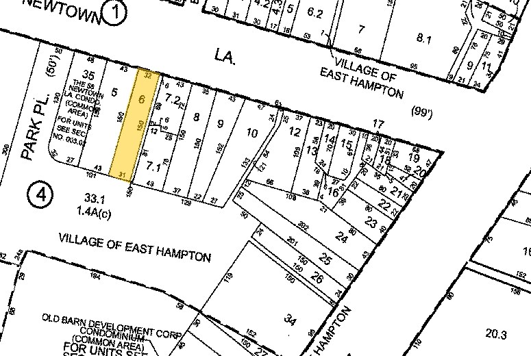 47 Newtown Ln, East Hampton, NY à louer - Plan cadastral – Image 2 sur 3