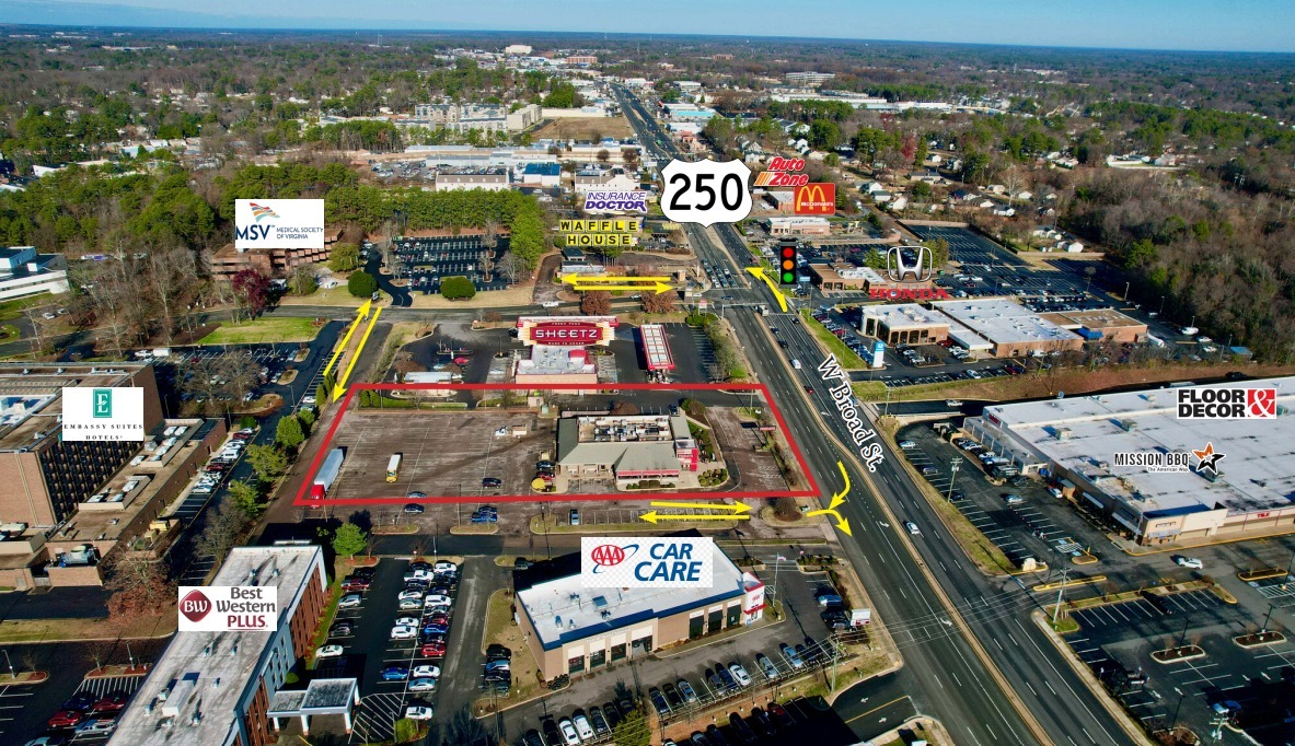 7023 W Broad St, Richmond, VA à louer Photo de l’immeuble– Image 1 sur 3