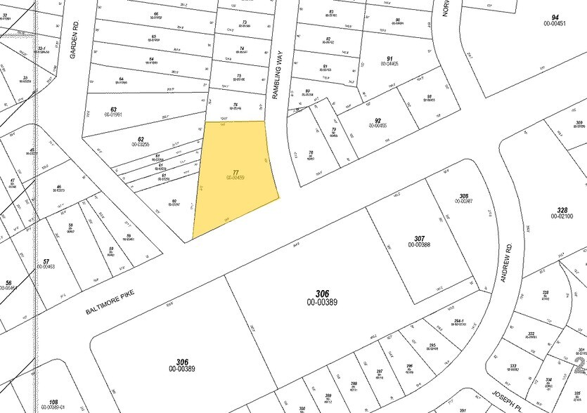 436-442 Baltimore Pike, Springfield Township, PA à louer - Plan cadastral – Image 2 sur 6
