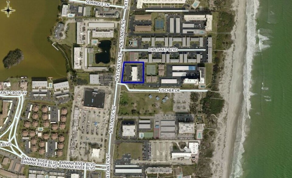 3000 N Atlantic Ave, Cocoa Beach, FL à louer - Aérien – Image 3 sur 31
