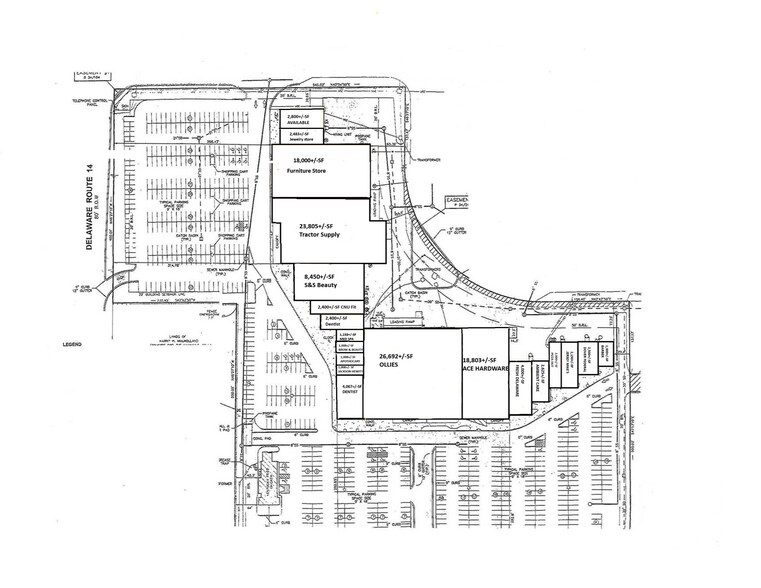 605-649 S Dupont Blvd, Milford, DE à louer - Photo de l’immeuble – Image 2 sur 5