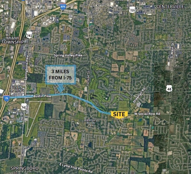 Sheehan Rd, Washington Township, OH à vendre - Aérien – Image 2 sur 3