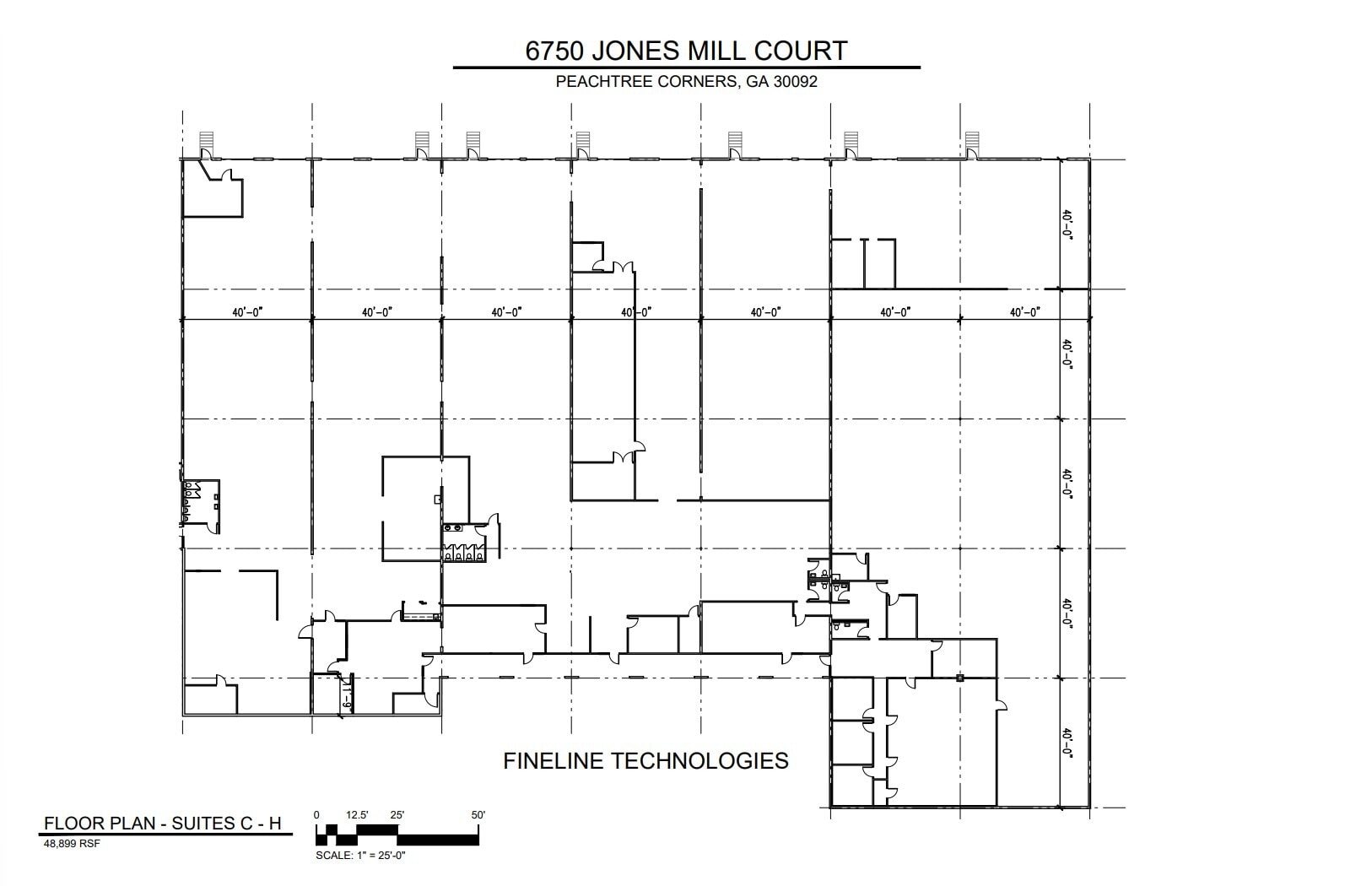 6690 Jones Mill Ct, Norcross, GA à louer Plan d’étage– Image 1 sur 1