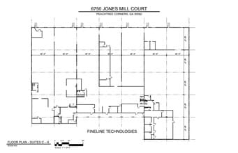 6690 Jones Mill Ct, Norcross, GA à louer Plan d’étage– Image 1 sur 1