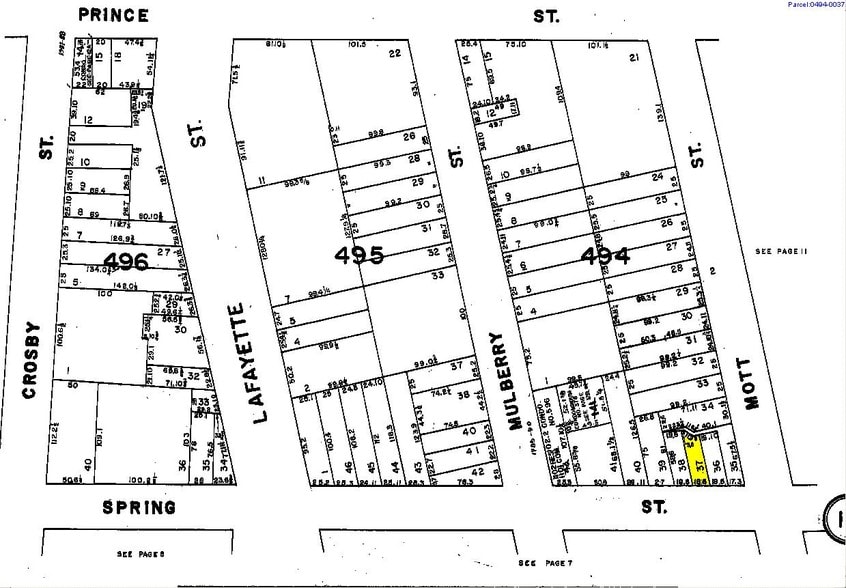 33 Spring St, New York, NY à louer - Plan cadastral – Image 2 sur 7