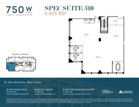 750 W John Carpenter Fwy, Irving, TX à louer Plan de site– Image 2 sur 3