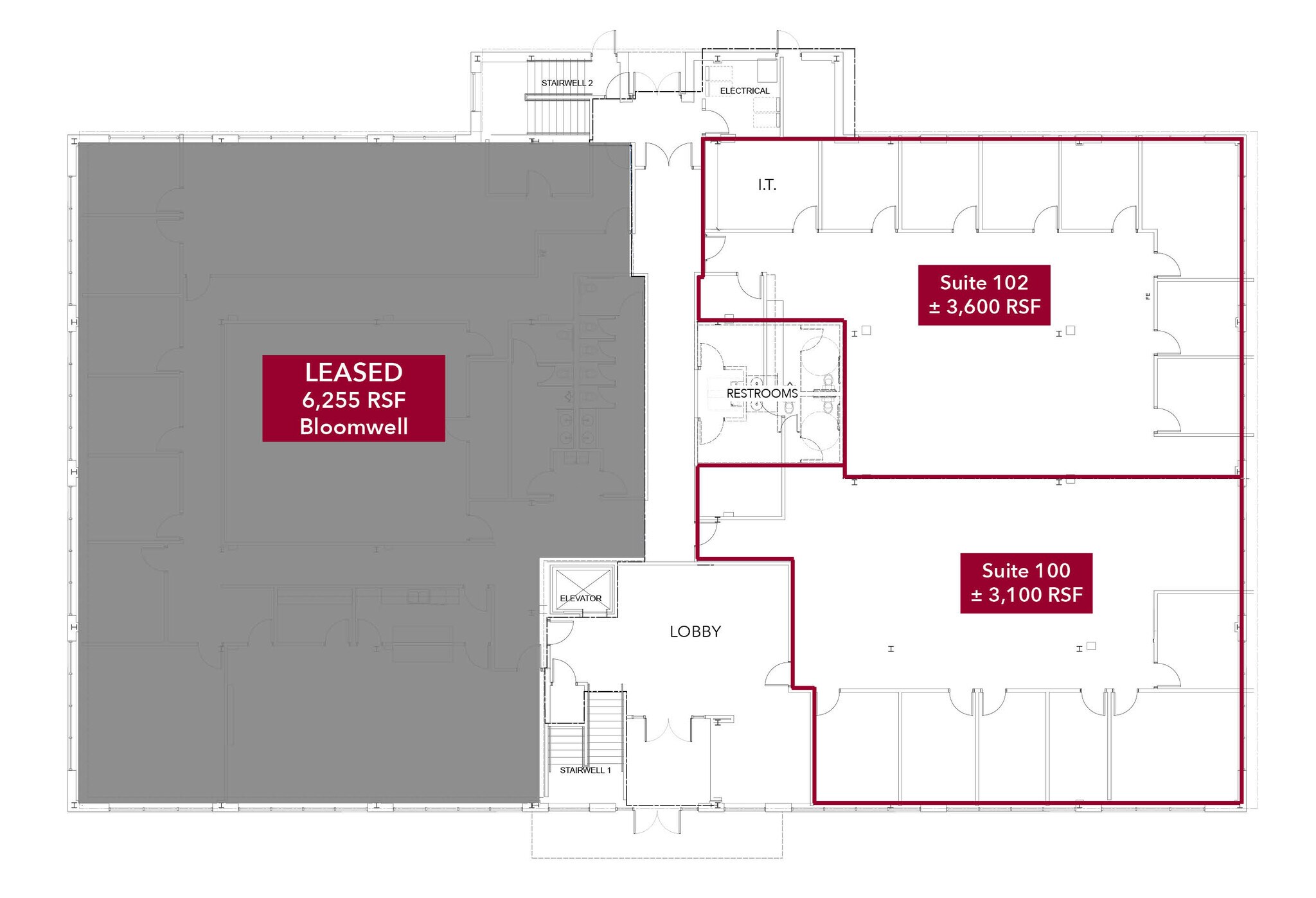 2910 Sumner Blvd, Raleigh, NC à louer Plan d’étage– Image 1 sur 1