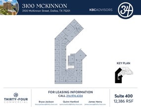 3100 McKinnon St, Dallas, TX à louer Plan d’étage– Image 1 sur 1