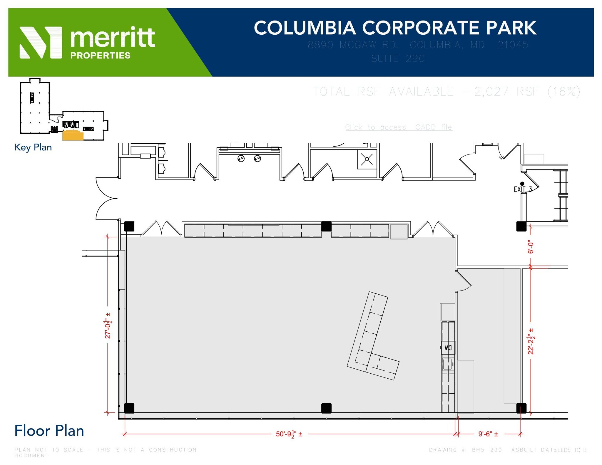 8830 Stanford Blvd, Columbia, MD à louer Plan d’étage– Image 1 sur 1