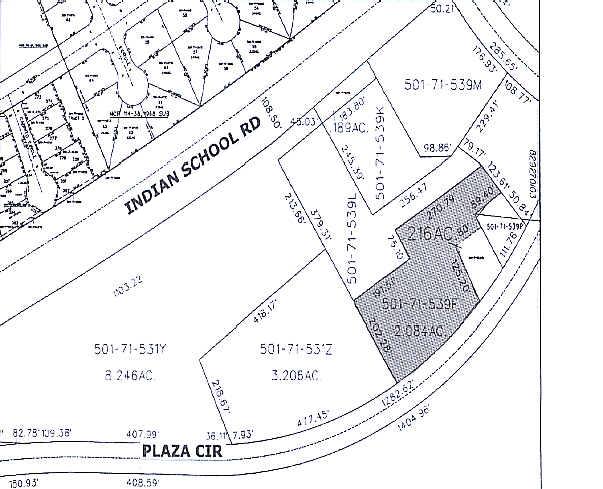 501-555 E Plaza Cir, Litchfield Park, AZ à louer - Plan cadastral – Image 2 sur 7