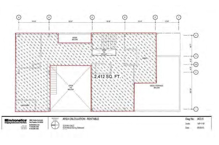 1319 Abbot Kinney Blvd, Venice, CA à louer Plan d’étage– Image 1 sur 1