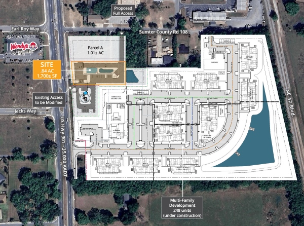 11535 N US Highway 301, Oxford, FL à louer - Plan de site – Image 1 sur 3