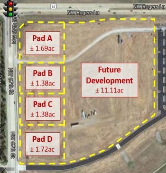 US Hwy 62 And NW 67th Street, Lawton, OK à vendre - Plan de site – Image 2 sur 3