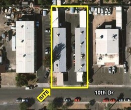 256-258 E 10th Dr, Mesa, AZ - Vue aérienne vue de carte