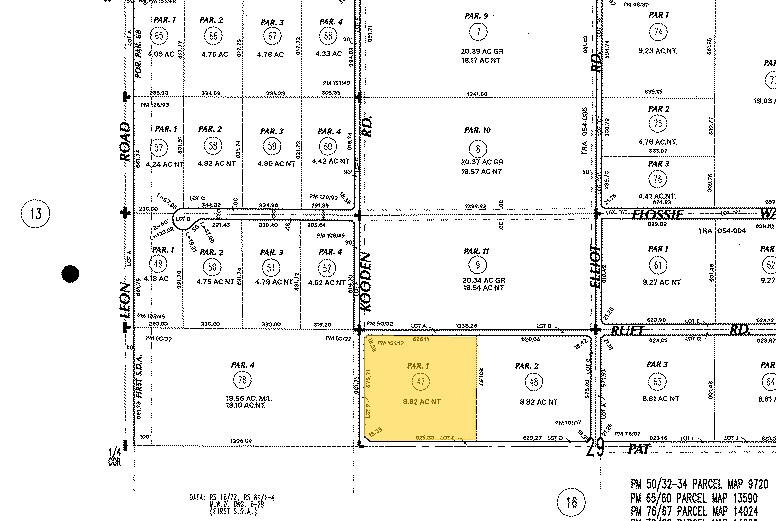 Kooden Rd, Winchester, CA à vendre - Plan cadastral – Image 2 sur 2