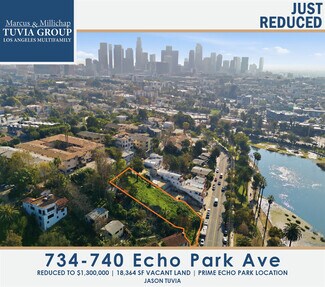 Plus de détails pour 734-740 N Echo Park, Los Angeles, CA - Terrain à vendre