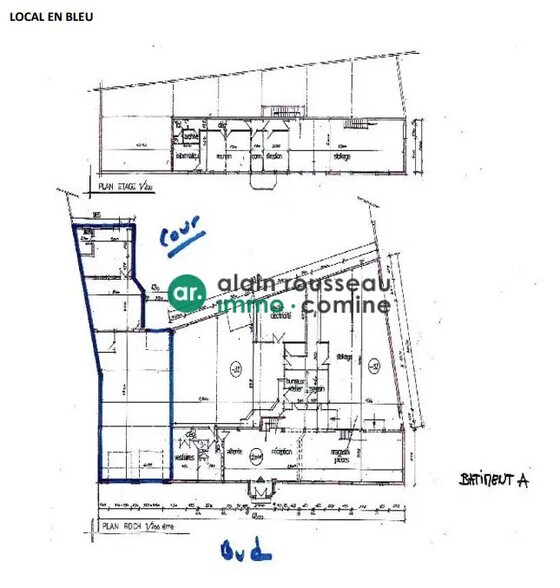 Local d’activités dans Angers à louer - Plan d’étage – Image 2 sur 2