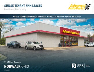 Plus de détails pour 225 Milan Ave, Norwalk, OH - Local commercial à vendre