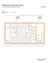 111 Arrandale Blvd, Exton, PA à louer Plan d’étage– Image 1 sur 1