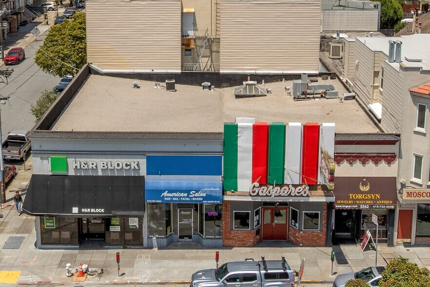 5542 Geary Blvd, San Francisco, CA à vendre - Photo de l’immeuble – Image 2 sur 4