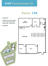 6185 Cornerstone Ct E, San Diego, CA à louer Plan d’étage– Image 1 sur 1