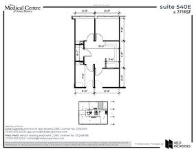 2021 Santa Monica Blvd, Santa Monica, CA à louer Plan d’étage– Image 1 sur 2