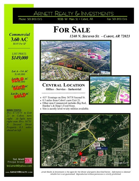 Hwy 367, Cabot, AR à vendre - Photo de l’immeuble – Image 2 sur 2