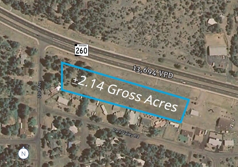 580 S Clark Rd, Show Low, AZ à vendre - Aérien – Image 3 sur 3