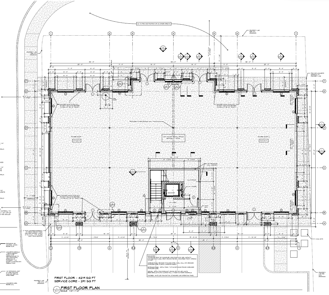 691 N Main St, Milton, GA à louer Plan d’étage– Image 1 sur 2