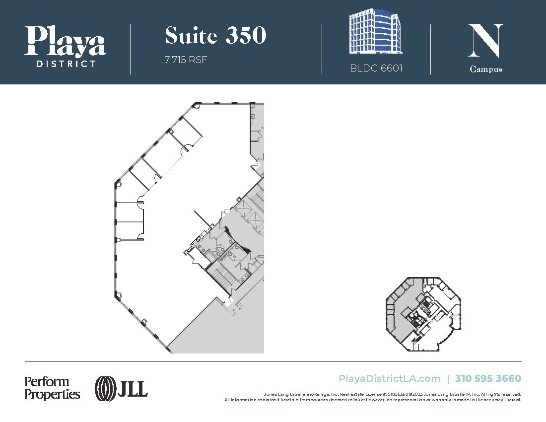 6100 Center Dr, Los Angeles, CA à louer Plan d’étage– Image 1 sur 1