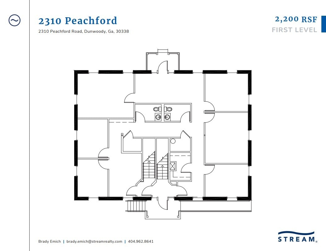 2310 Peachford Rd, Atlanta, GA à louer Plan d’étage– Image 1 sur 1
