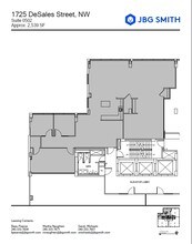 1725 Desales St NW, Washington, DC à louer Plan d’étage– Image 1 sur 1