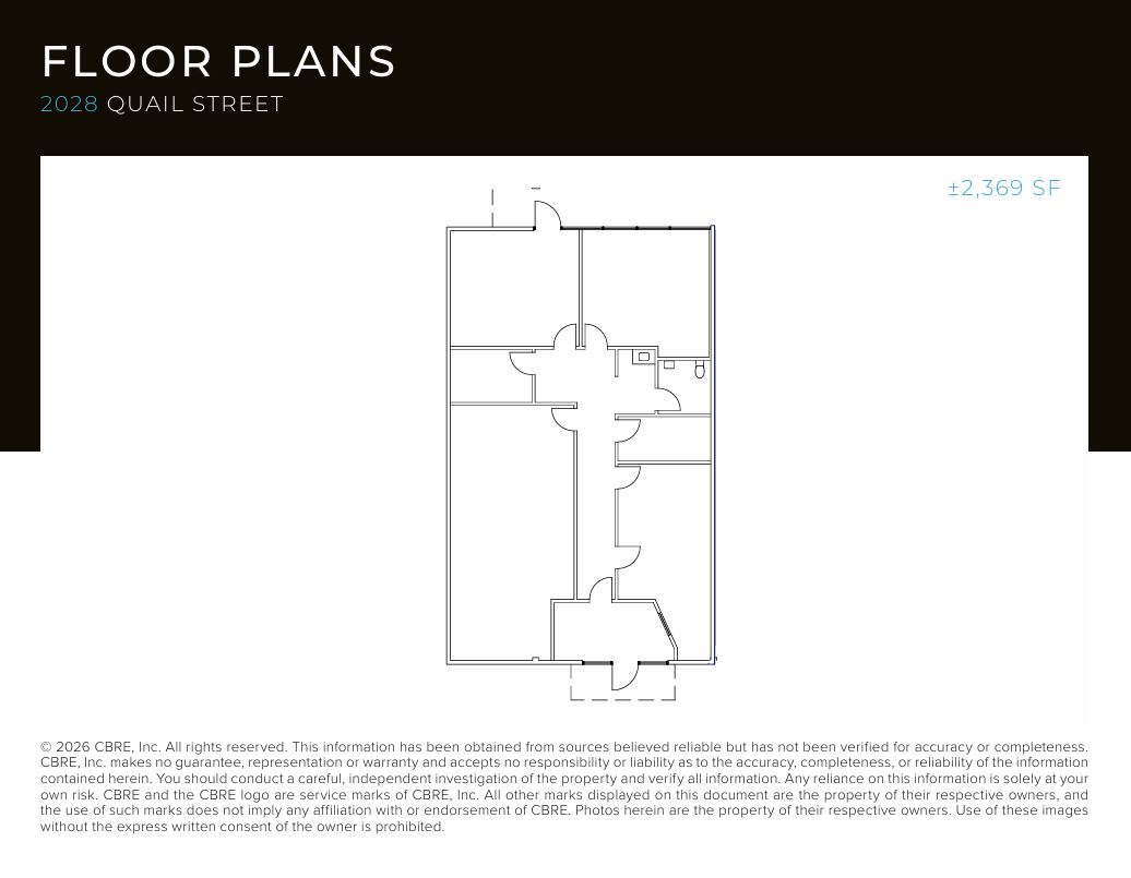 2000-2026 Quail St, Newport Beach, CA à louer Plan d’étage– Image 1 sur 1