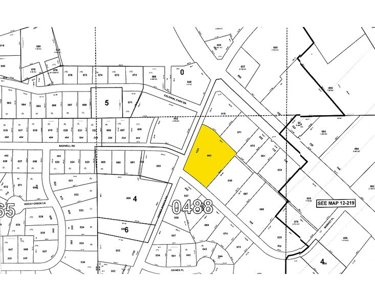 1255 Grimes Bridge Rd, Roswell, GA à louer - Plan cadastral – Image 2 sur 4