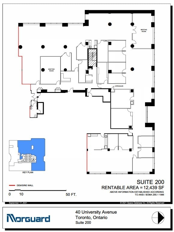 40 University Ave, Toronto, ON à louer Plan d’étage– Image 1 sur 1