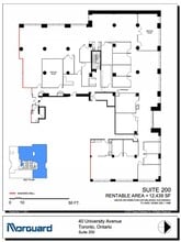 40 University Ave, Toronto, ON à louer Plan d’étage– Image 1 sur 1