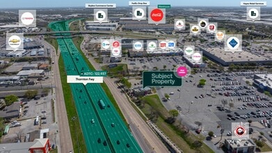 9210 E R L Thornton Fwy, Dallas, TX - Vue aérienne  vue de carte - Image1