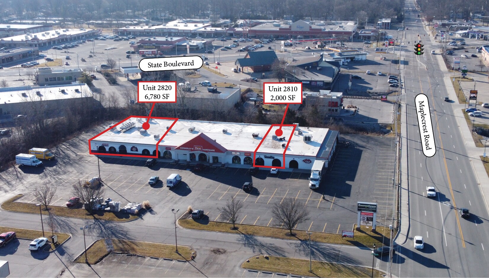 2808-2820 Maplecrest Rd, Fort Wayne, IN à louer Photo de l’immeuble– Image 1 sur 7