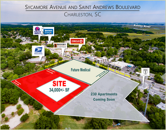 Plus de détails pour 64 Sycamore Ave, Charleston, SC - Local commercial à louer