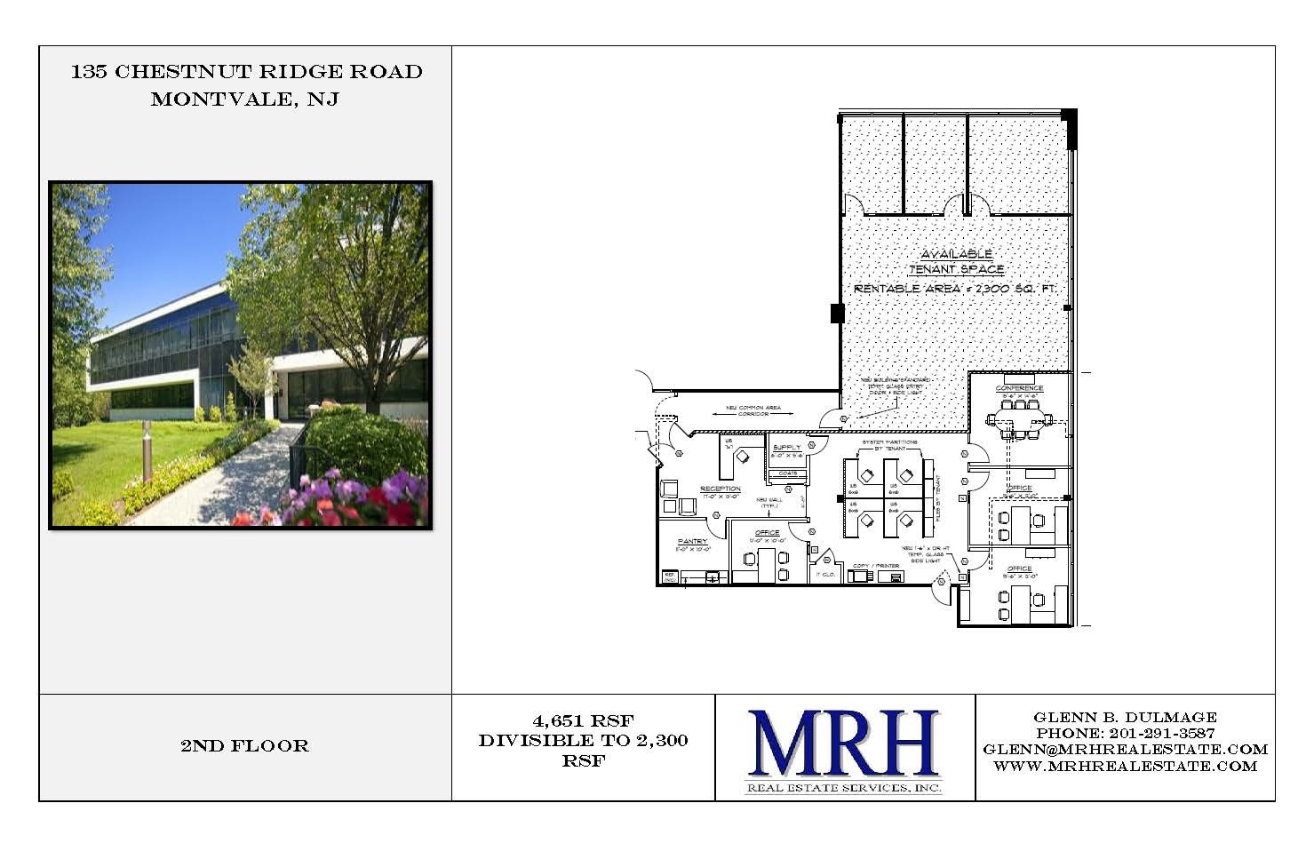 135 Chestnut Ridge Rd, Montvale, NJ à louer Plan d’étage– Image 1 sur 1