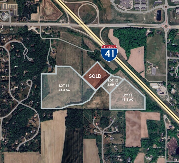 SWQ I-41 & State Road 60- Slinger Merchant Village, Slinger, WI à vendre Aérien– Image 1 sur 2